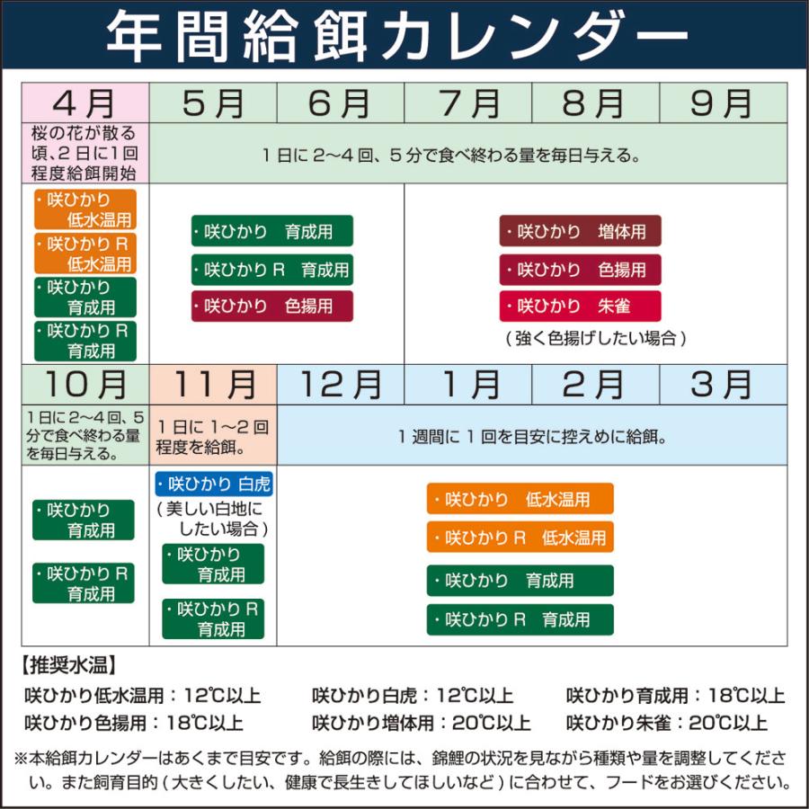 取寄せ商品　キョーリン　咲ひかり　色揚用　沈下　Ｌ　２０ｋｇ　錦鯉　餌　飼料　鯉の餌_7