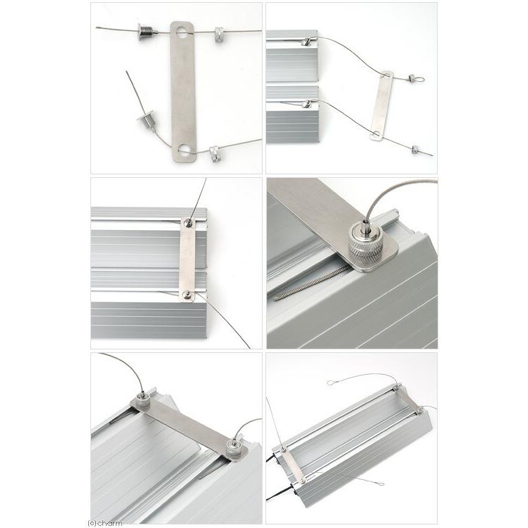 アクロ　ＴＲＩＡＮＧＬＥ　ＬＥＤ　ＧＲＯＷ＆ＢＲＩＧＨＥＴ　１２００　吊り下げ用ライトスタンドセット　アクアリウム　水槽　照明_3