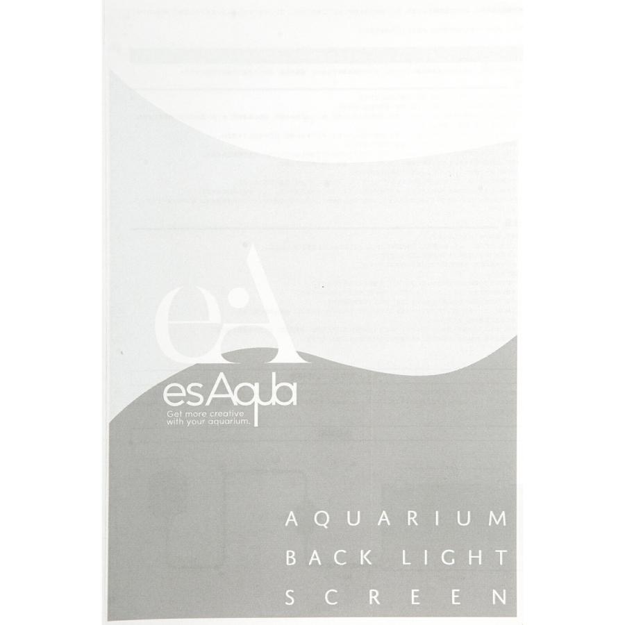 esAqua 水槽LED バックスクリーン 60×36cm 水槽用