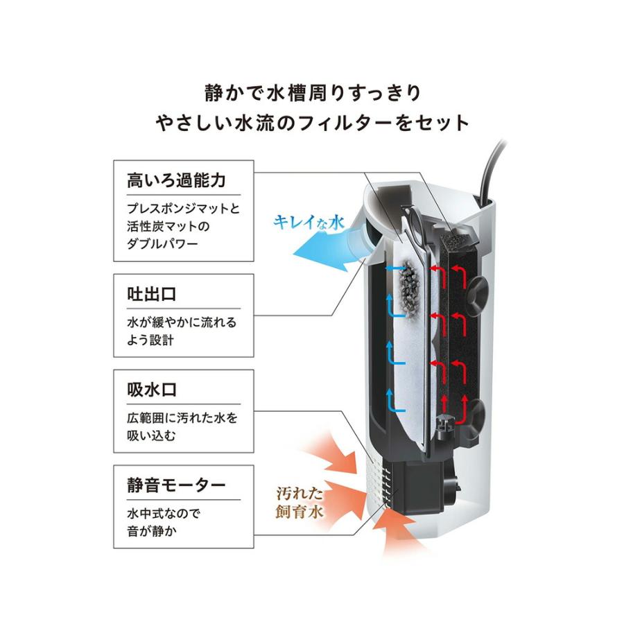 グラステリア GEX ガラス水槽 グラステリア FL200サイレント