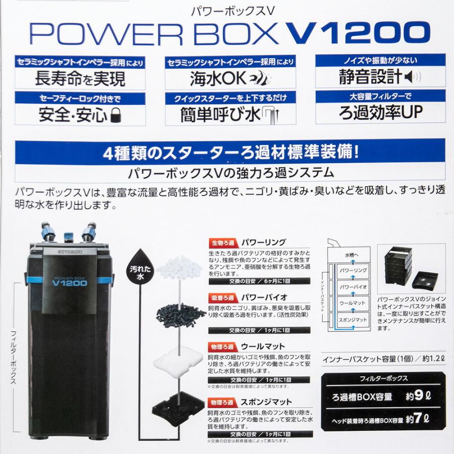 コトブキ工芸 外部フィルター パワーボックス V1200 75cm水槽