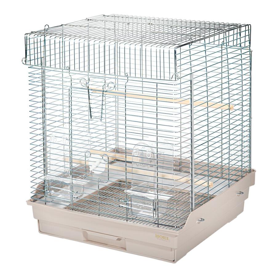 鳥かご　ＨＯＥＩ　４６５オカメ　オートミール　（４６．５×４６．５×５８ｃｍ）　オカメ　中型インコ　チャームオリジナル