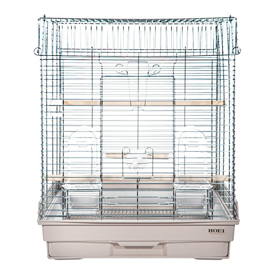 HOEI 465オカメ 鳥かご オートミール (46.5×46.5×58cm) HOEI 鳥かご 465オカメ オートミール （46．5×46．5×58cm