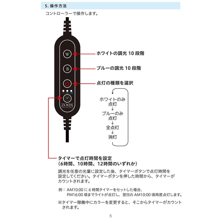 ZOOX リーフナノミニ 30〜45cm水槽用 サンゴ育成・色揚げ