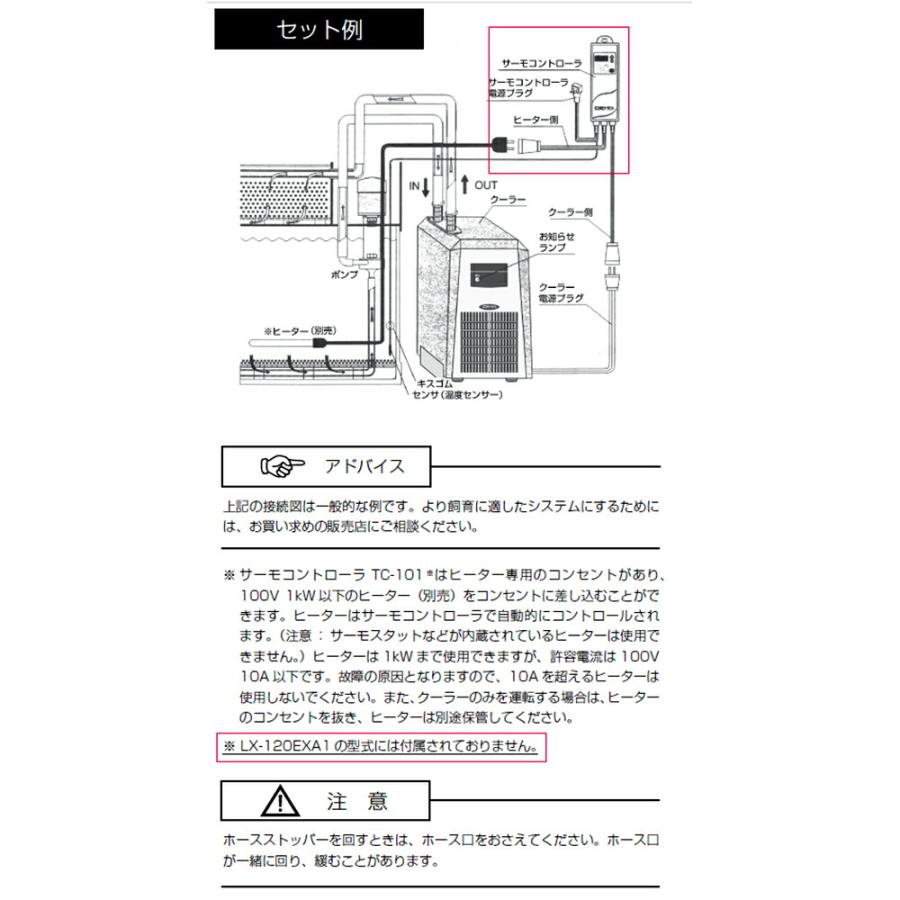 レイシー 水槽用クーラー LX−120EXA1 〜500L : charm 第