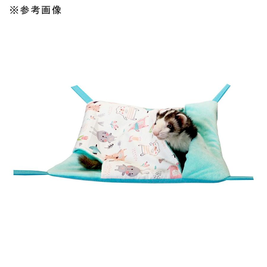レインボー パクッと！ハンモック かわいい動物たち フェレット