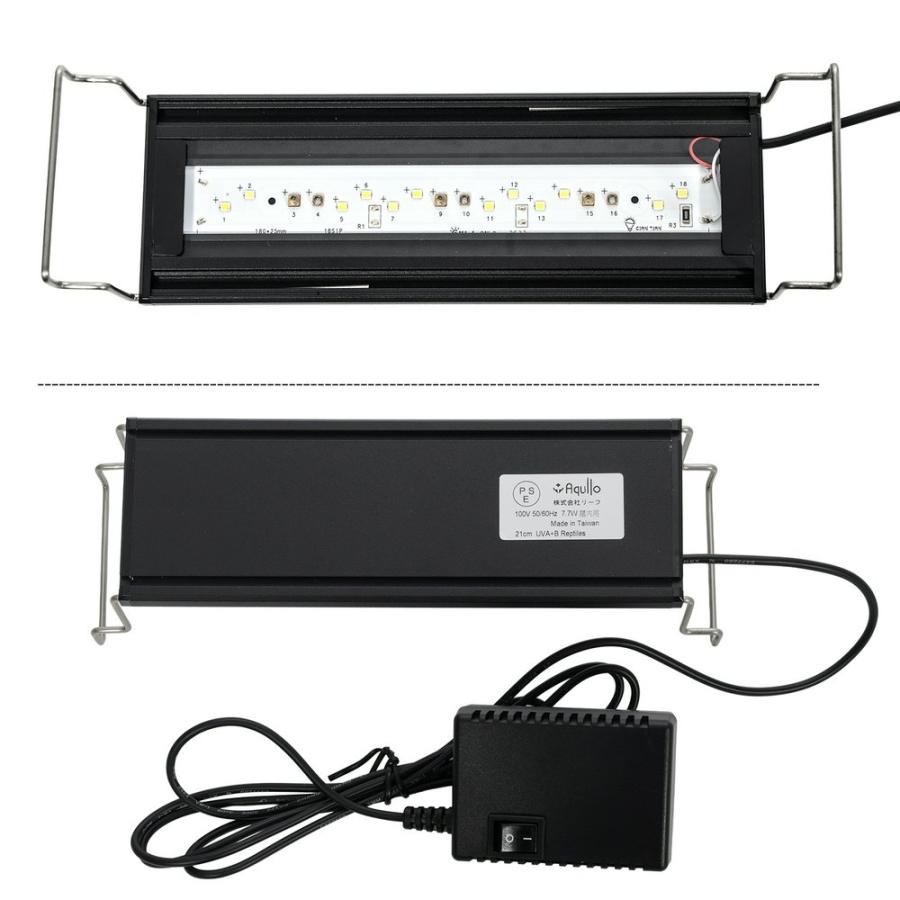 アクロ　メダカ用　ＲＥＣＴＡＮＧＬＥ　ＵＶ　ＬＥＤ　２００　ＵＶＡ　ＵＶＢ　７５６ｌｍ　強紫外線　石英ガラス使用_1