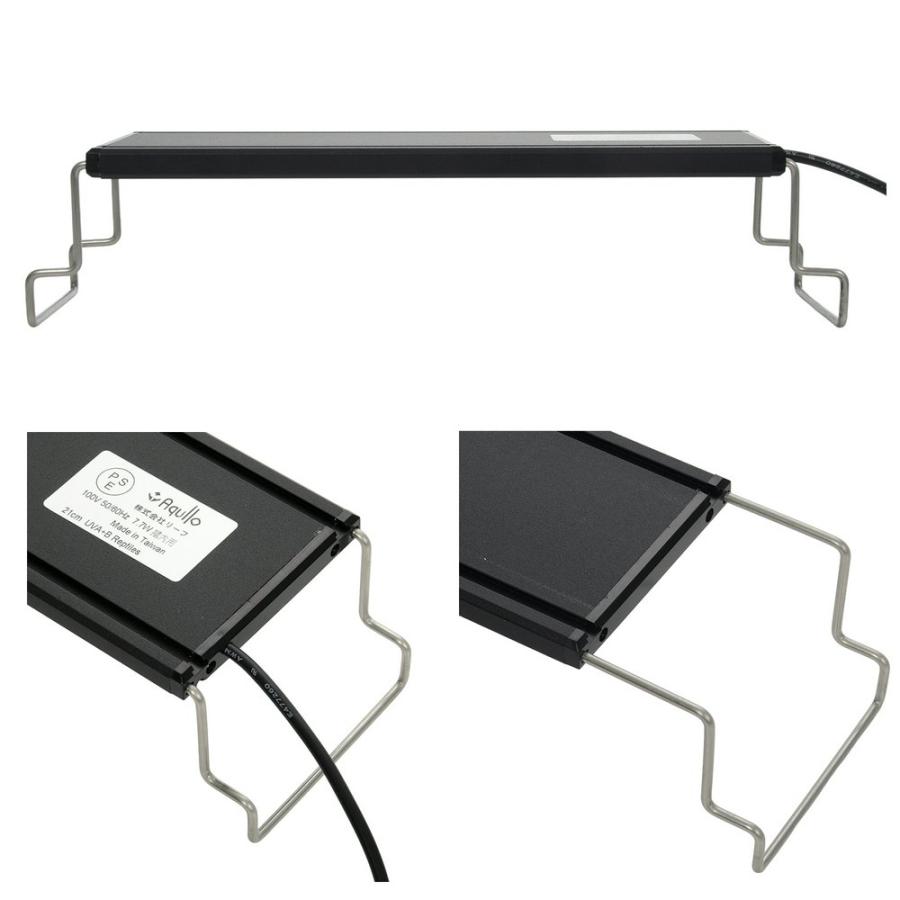 アクロ　メダカ用　ＲＥＣＴＡＮＧＬＥ　ＵＶ　ＬＥＤ　２００　ＵＶＡ　ＵＶＢ　７５６ｌｍ　強紫外線　石英ガラス使用_2