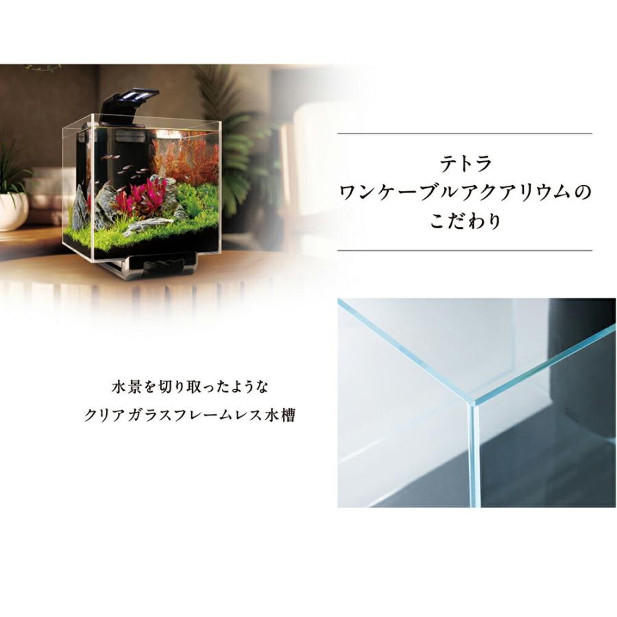 テトラ ワンケーブルアクアリウム 一体型水槽 幅25×奥行30×高さ
