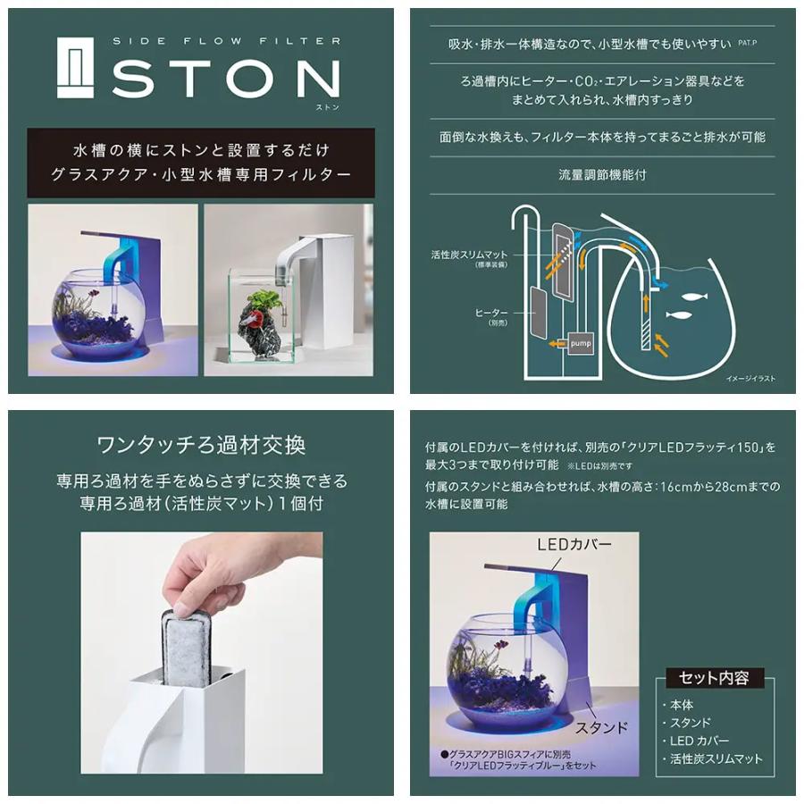 GEX ガラス水槽 グラステリア フィット 200 サイドフロー
