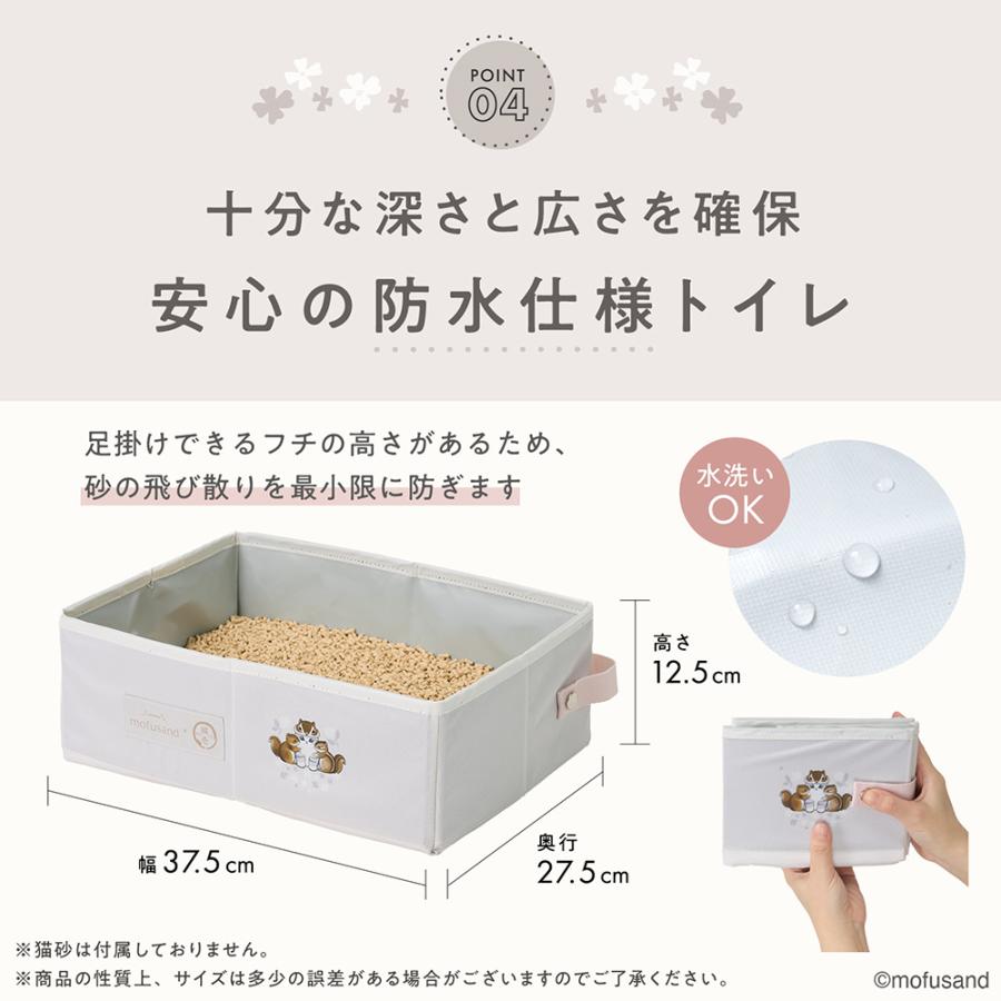 猫壱 ポータブルケージとトイレのセット mofusand : charm 第2