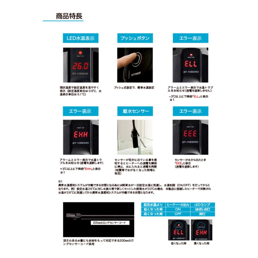 コトブキ工芸 パワーサーモ ET−1000XD : charm 第2ヤフー店