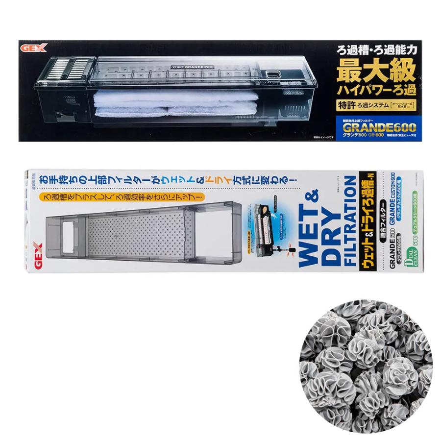 GEX 上部フィルター グランデ600 GR−600＆ウェット