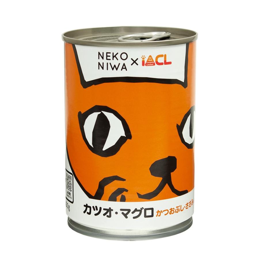 猫庭 NEKONIWA 猫缶 カツオ・マグロ かつおぶし・ささみ入り
