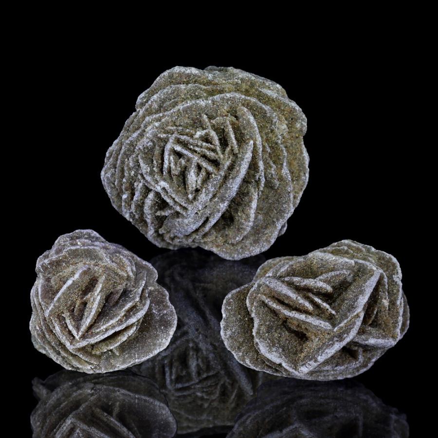デザートローズ 砂漠の薔薇 SSサイズ 3個 形状お任せ 鉱物 鉱石