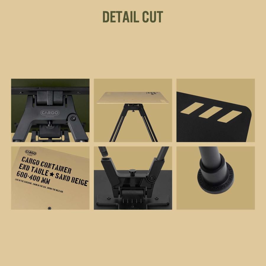 CC END TABLE / エンドテーブル ) CARGO CONTAINER カーゴコンテナ