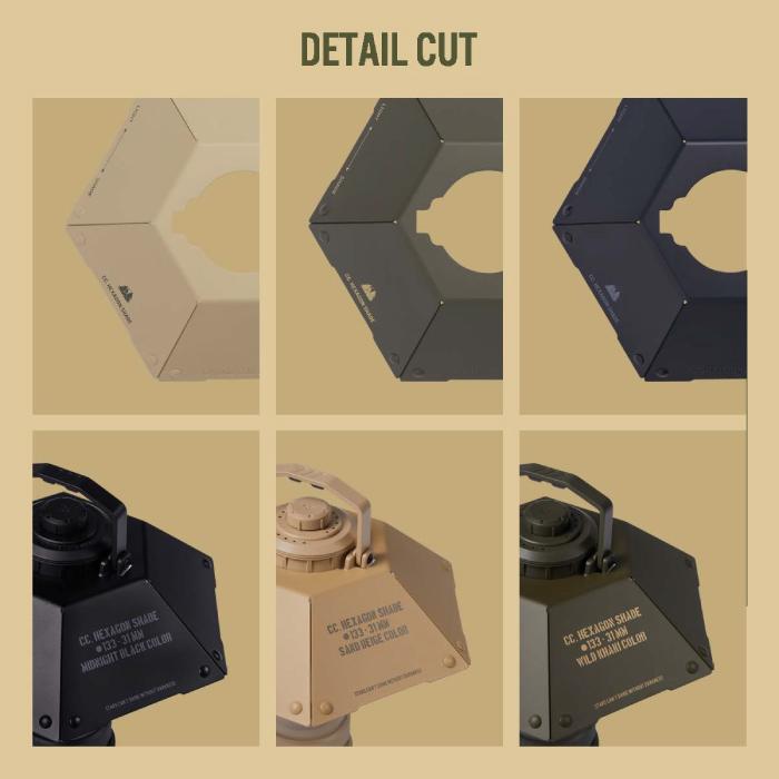 CC HEXAGON SHADE / ヘキサゴンシェード カーゴコンテナ ) ランタン