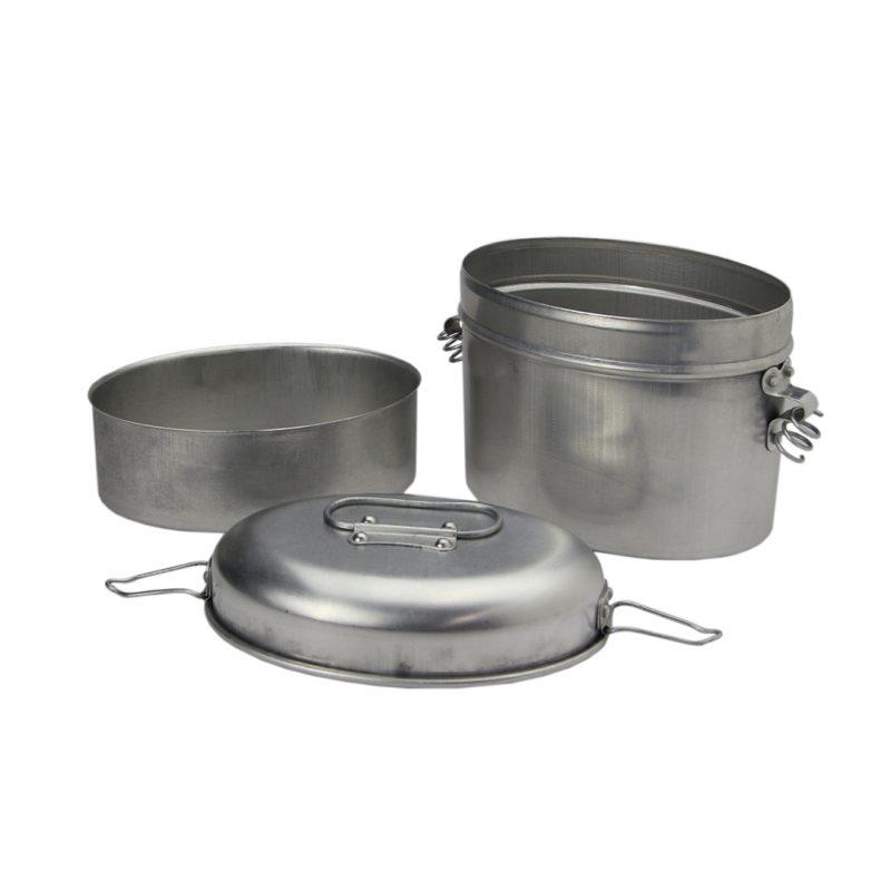 Aluminium Oval Container 飯盒 キャンプ アウトドア 軽量 750ml 2合