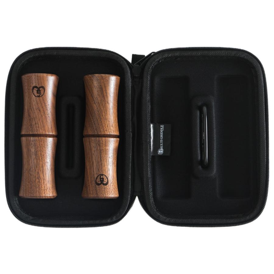 JHQ マルチグリドル 33cm 純正ミトン・木製取手・社外ケース付き JHQ マルチグリドル 33cm 純正ミトン・木製取手・社外ケース付き