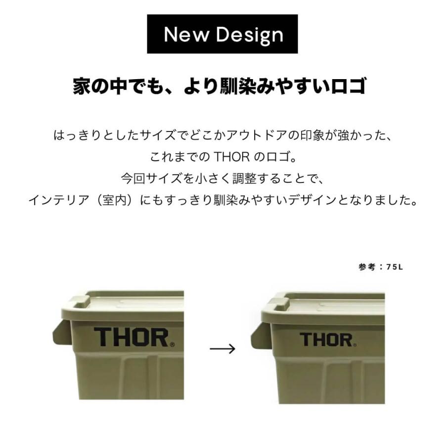 デザインリニューアル ( THOR Large Totes With Lid “22L ) ソー