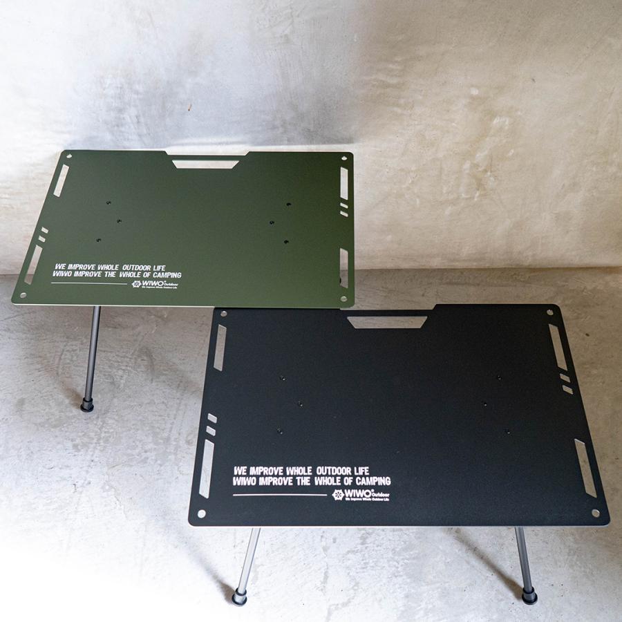 WIWO 折りたたみキャンプテーブル WIWO Amy camp table / ウィーオ エイミーキャンプテーブル ) カーキ