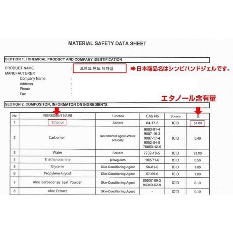 アルコール 濃度約 62％ シンビ ハンドドクター アルコールジェル 除菌 ハンドジェル 70ml アルコールハンドジェル アルコール除菌 エタノール｜changing-my-life｜09