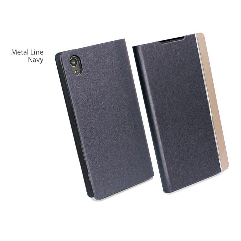METAL LINE 手帳型 ケース Xperia XZ1 SO-01K SOV36 XZS SO-03J SOV35