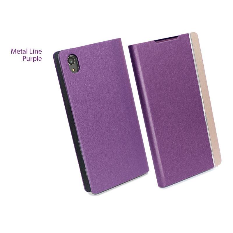 METAL LINE 手帳型 ケース Xperia XZ1 SO-01K SOV36 XZS SO-03J SOV35