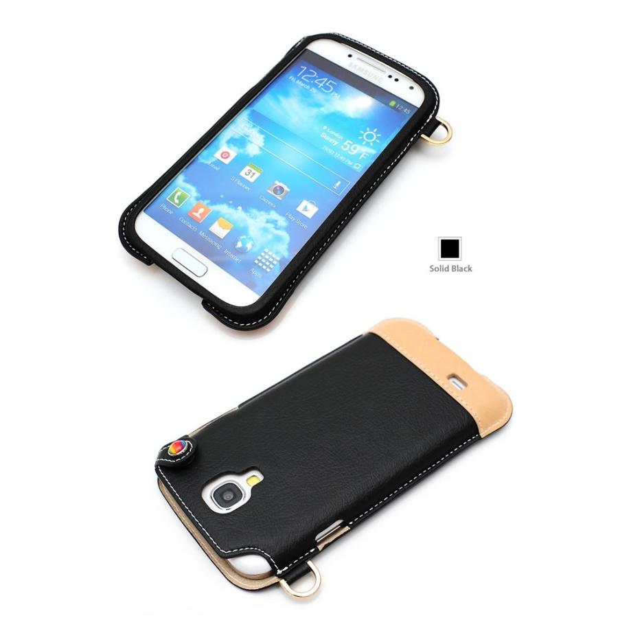 LIM'S galaxy S4 SC-04E イタリアンPU レザー ＆ 本革 コラボ ケース