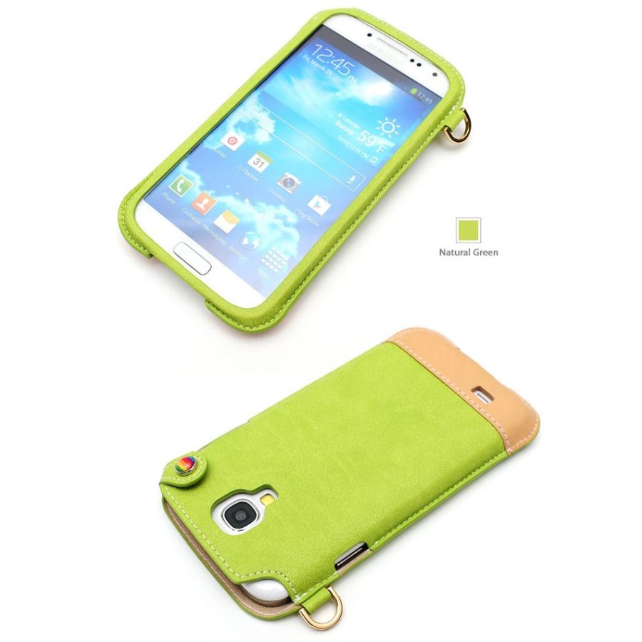 LIM'S galaxy S4 SC-04E イタリアンPU レザー ＆ 本革 コラボ ケース