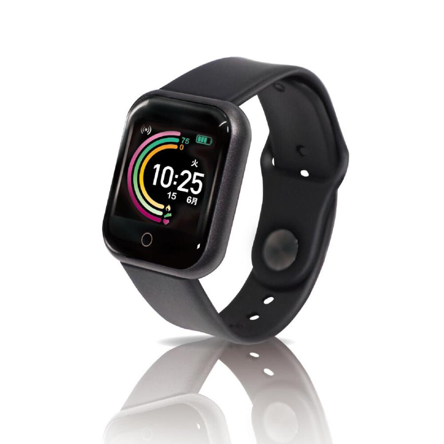 スマートウォッチ ラフィネアルファ 時計 腕時計 歩数計 歩行距離 消費カロリー 着信通知 : チェンジングマイライフヤフー店 - 通販 -  Yahoo!ショッピング