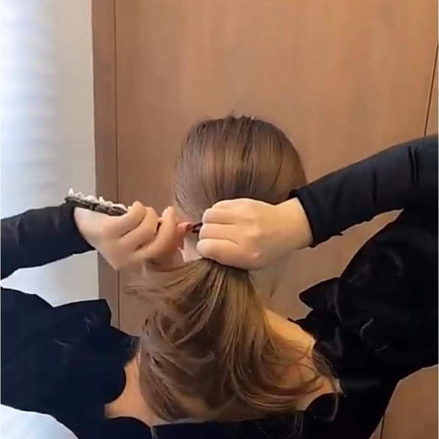 バナナクリップ お団子グッズ ワイヤ ヘアクリップ ヘアアクセサリー レディース 髪留め 髪飾り ヘアアレンジ Hx 174 暢遊 Yahoo ショップ 通販 Yahoo ショッピング