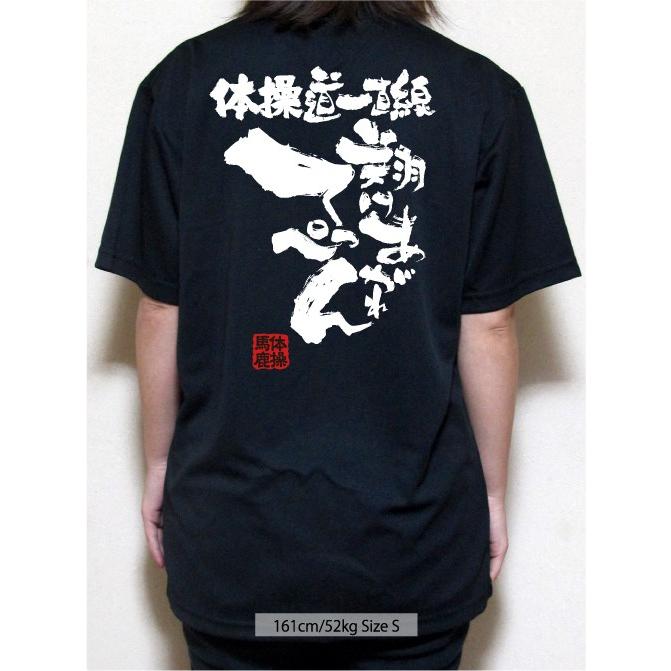 体操 Tシャツ 練習着 チーム 部活 ジュニア キッズ 対応 メッセージ