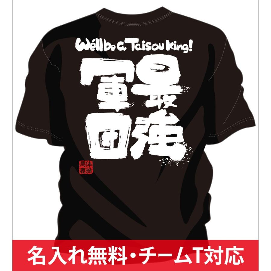 豪華ラッピング無料 チーム割引あり チームtシャツ 体操 体操王