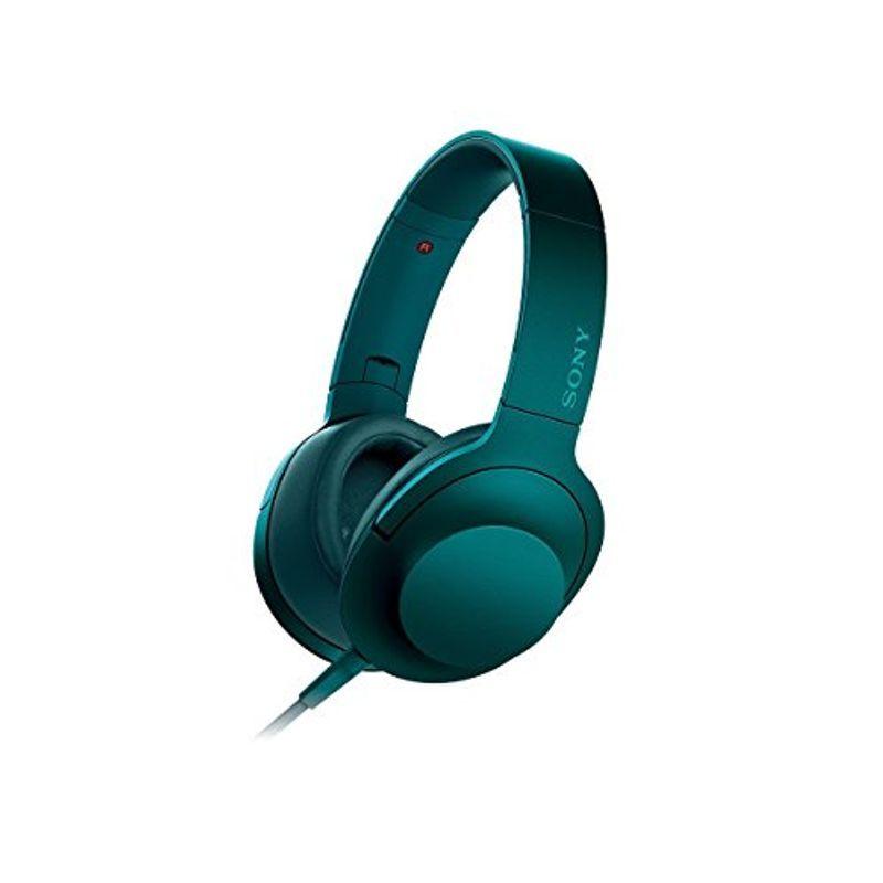 ソニー ヘッドホン h.ear on MDR-100A : ハイレゾ対応 密閉型 折りたたみ式 ケーブル着脱式/バランス接続対応 リモコン・
