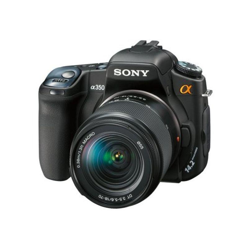 ソニー SONY デジタル一眼レフ α350 レンズキット DT 18-70mm F3.5-5.6付属 DSLR-A350K｜chanku-store