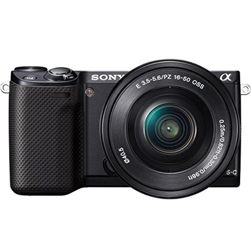 ソニー SONY ミラーレス一眼 α NEX-5R パワーズームレンズキット E PZ 16-50mm F3.5-5.6 OSS付属 ブラッ