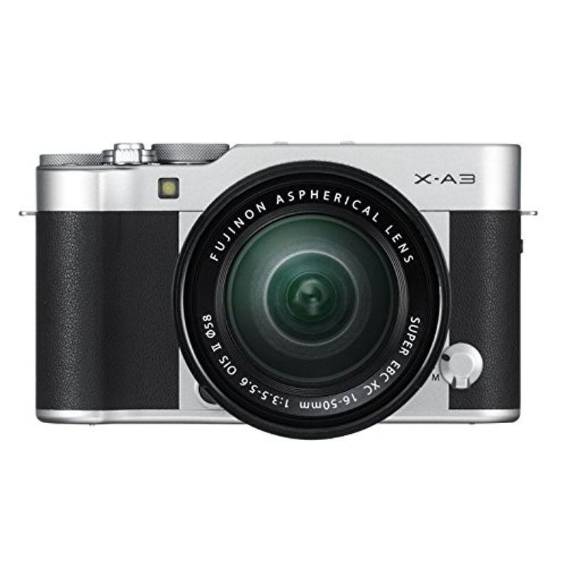 FUJIFILM ミラーレス一眼 X-A3 レンズキット シルバー X-A3LK-XC-S