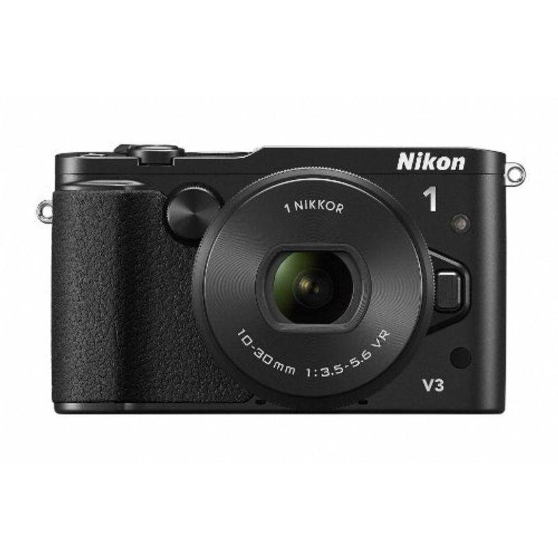 Nikon ミラーレス一眼Nikon 1 V3 標準パワーズームレンズキット ブラック N1V3HPLKBK｜chanku-store