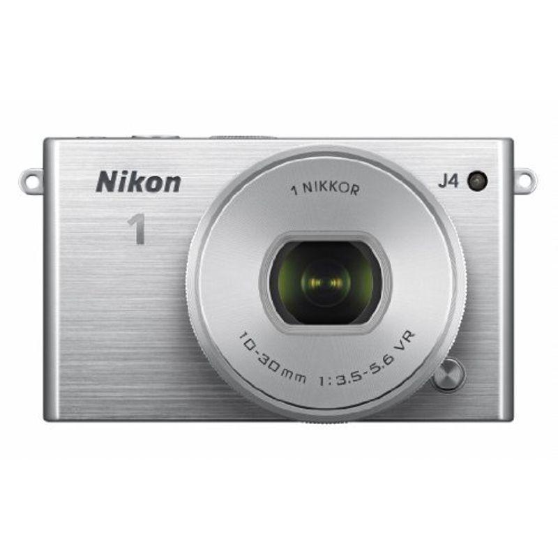 Nikon ミラーレス一眼 Nikon1 J4 標準パワーズームレンズキット シルバー J4HPLKSL｜chanku-store