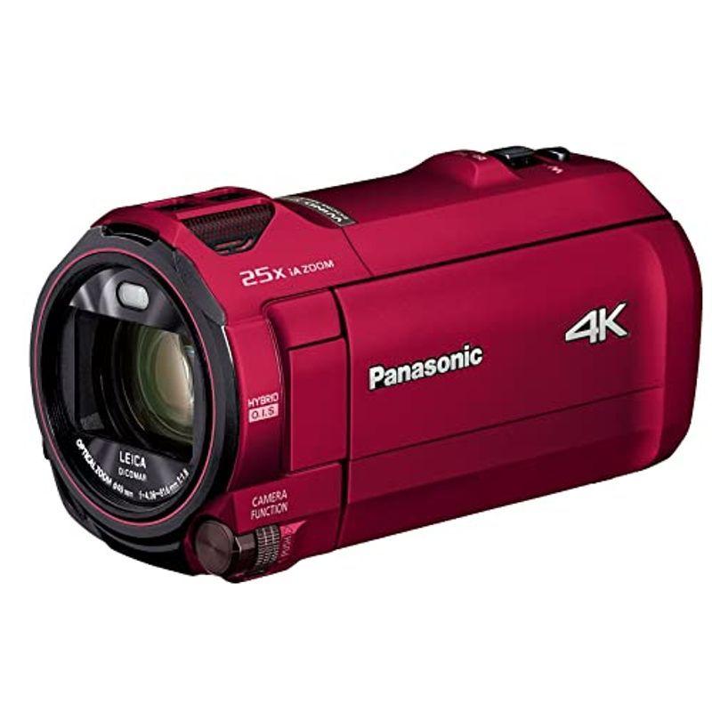 パナソニック 4K ビデオカメラ 64GB 光学20倍ズーム アーバンレッド HC-VX992MS-R