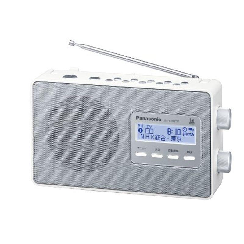 パナソニック ラジオ FM/AM/ワンセグTV音声 ホワイト RF-U100TV-W｜chanku-store