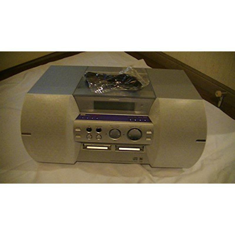 【美品】ビクター　CD・ダブルMDシステム　Victor　NS-X7WMD ビクター、α波と同じ周波数を作り出すダブルMD/CDシステム
