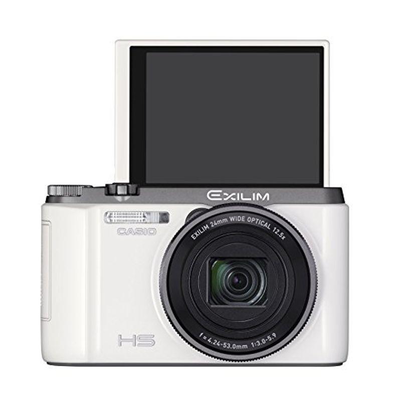 CASIO デジタルカメラ EXILIM EXZR1100WE 自分撮りチルト液晶 1610万画素 光学12.5倍ズーム EX-ZR1100