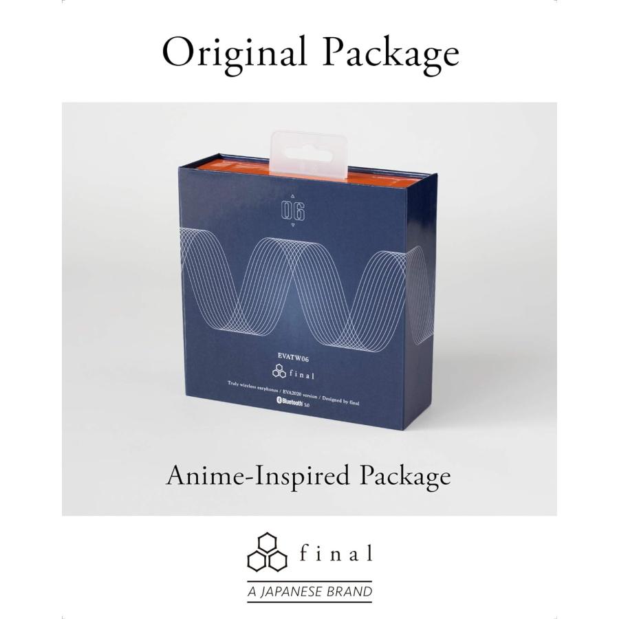 【新品未開封】final EVATW06 ワイヤレスイヤホン エヴァンゲリオン エヴァンゲリオン×final 完全ワイヤレスイヤホン｜final