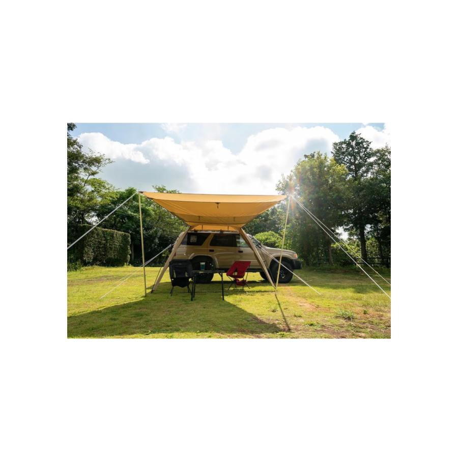 ogawa(オガワ) アウトドア キャンプ カーサイドシェルター T/C サンド
