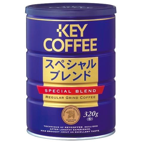キーコーヒー 缶モカブレンド ３２０ｇ(粉) ×６個 キーコーヒー］缶 モカブレンド粉320g×6缶 - 東武の食品
