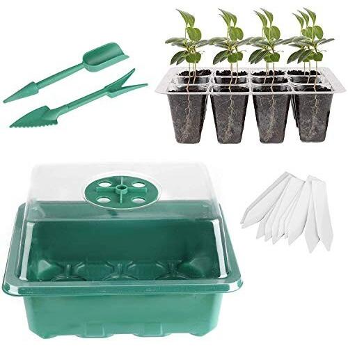 Anna 育苗ポット 育苗箱 10点セット 1穴 プラスチック 女の子向けプレゼント集結 湿度 育苗トレイ 耐久性 通気性 便利性 種子 温度管理