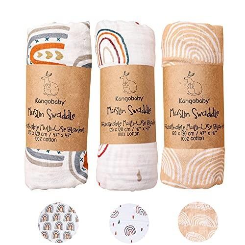 Let S Make おくるみ 3枚セット スワドル ベビー用 ブランケット バスタオル ガーゼケット 赤ちゃん バスタオル おくるみ ブランケット