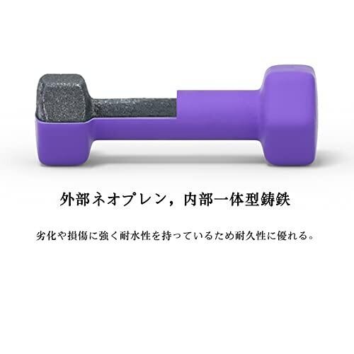 ダンベル 2個セット0.9kg 筋トレダイエット 筋力トレーニング 鉄アレイソフトコーティング カラーダンベル 握|chansuaa|05